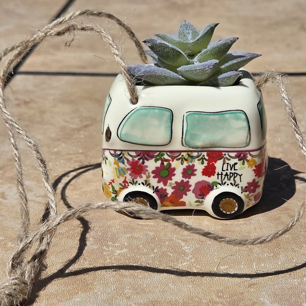 Natural Life Mini Peace Camper With String To Hang